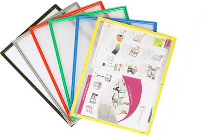 Infomate PP Magnetic Paper Holder - Set of 5 A4 size