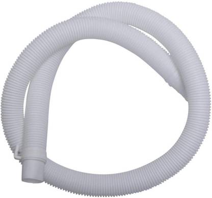 NEW WARE 1.5 Meter Washing machine Outlet pipe Drain Corrugated Plastic Outlet/Drain/Extension Hose Suitable for All Fully/Semi Automatic Washing Machines Outlet (Length: 1.5 Meter, White) Hose Pipe