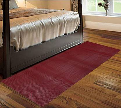 KUBER INDUSTRIES Maroon PVC Runner