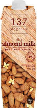 137 Degrees Almond Milk Original ( Non Dairy ) Vegan Milk Substitute