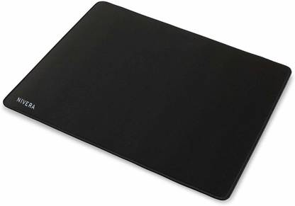 nivera XXL Rubber Base Mouse Pad, Gaming Desk Mat for Office Laptop & Computer - Black Non Slip Base Mousepad