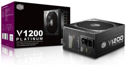 COOLER MASTER Highly Flexible Power Supply With Silent Fanless Mode Operation 1200 Watts Computer PSU with 8 SATA Cables
