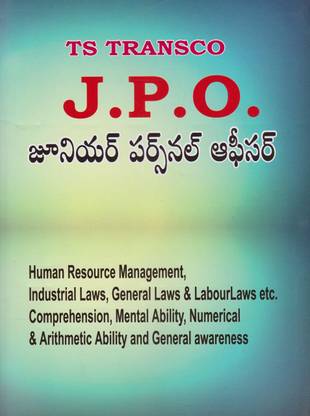 TS Transco JPO (Junior Personnel Officer) - Telugu