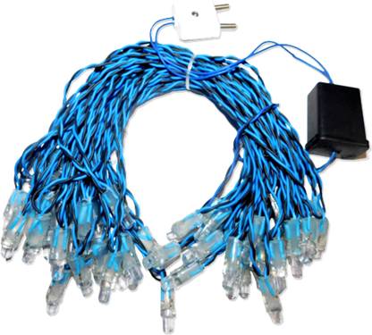 SIDDHARTH FISH FARM 60 LEDs 3.81 m Multicolor Color Changing String Rice Lights