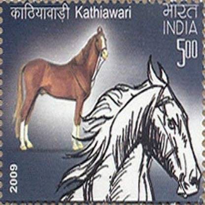 Sams Shopping Indigenous Horses of India Thematic Kathiawari Stamps