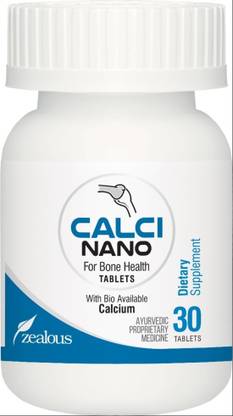 zealous health CALCINANO, Osteoporosis, bone pain, calcium supplement, 30 tablets