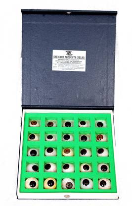 ECP Artificial Eye In Wooden Box Artificial Eye