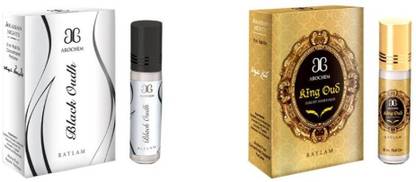 AROCHEM Black Oudh & King Oudh Herbal Attar