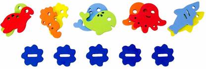 ubbi Bath 15 Piece Sea Creature Foam Bath Toy [Cat_5953] Bath Toy