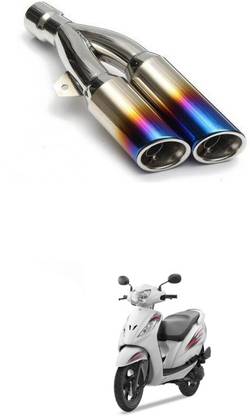 PRTEK TVS Wego Slip-on Exhaust System