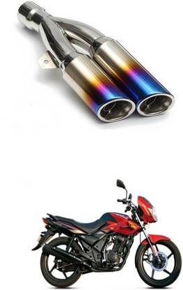 PRTEK TVS Flame DS125 Slip-on Exhaust System