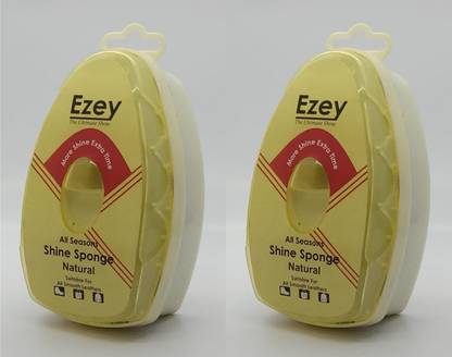 Ezey Shine Sponge (Natural)-Pack of 2 Pcs Shiner