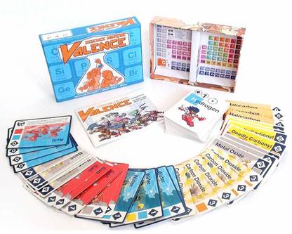 Science Ninjas Valence Card Game- Advanced Chemistry Simple Rules