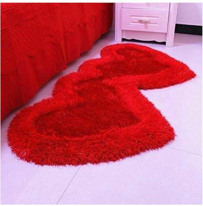 ROYAL DÉCOR Red Polyester Area Rug