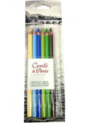 Conte a Paris PASTEL PENCIL ROUND Shaped Color Pencils