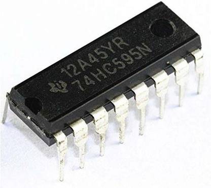 India IoT Shop IIK 5 Pcs 74HC595 74595 SN74HC595N DIP IC DIP-16 8 Bit Shift Register IC Electronic Components Electronic Hobby Kit