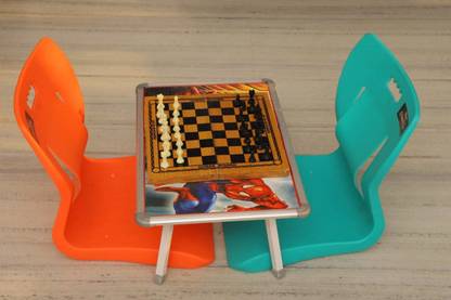 Unicus Inventors Aasan Chair Yoga Meditation Backache Healer Chair, Saffron Chair