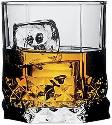 Glass World (Pack of 6) European Valse Imported Whiskey Glasses Glass Water/Juice Glass