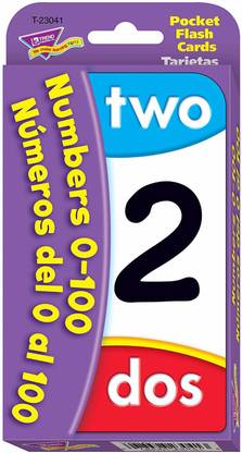 Trend Numbers 0-100/Numeros Del 0 Al 100 Pocket Flash Cards