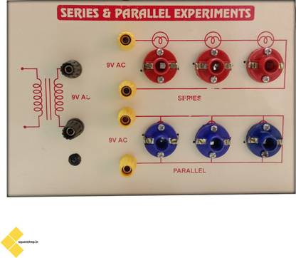 Square Drop Series and Parallel Physics Science Working Model-Project - Do It Yourself Electric Activity Kit