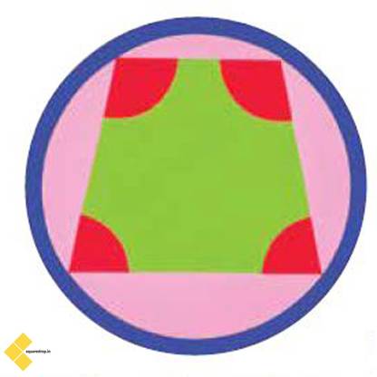 Square Drop Angle Property of Cyclic Quadrilateral - Geometry -Mathematics - Geometry Brain Boosting Mathematical Activities for Age 5+ Years Old Kids - Do It Yourself Mathematics Activity Kit
