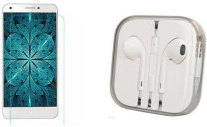 Mudshi Screen Protector Accessory Combo for Intex Aqua Strong 5.1 Plus