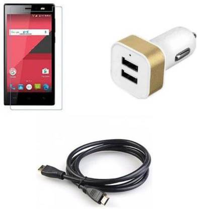 Mudshi Screen Protector Accessory Combo for Lava X41 Plus