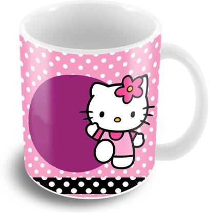 FUNCART New Hello Kitty Ceramic Coffee Mug
