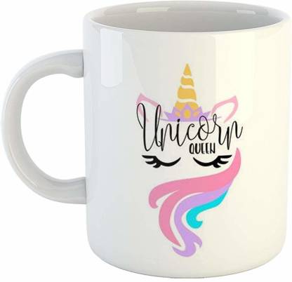 iKraft Unicorn Head - Quotes Printed Cute Baby Girl CoffeeMug- Gift for Her,Sister Best Friend Gift Ceramic Coffee Mug