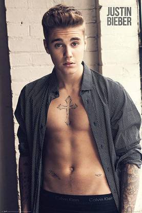 Justin Bieber Poster Paper Print Paper Print