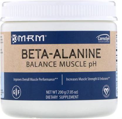 MRM Beta-Alanine, Balance Muscle pH, 7.05 oz (200 g) EAA (Essential Amino Acids)