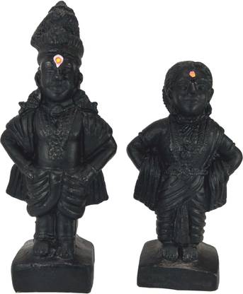 craftmantra Vitthal Rukmini Murti Decorative Showpiece  -  11 cm