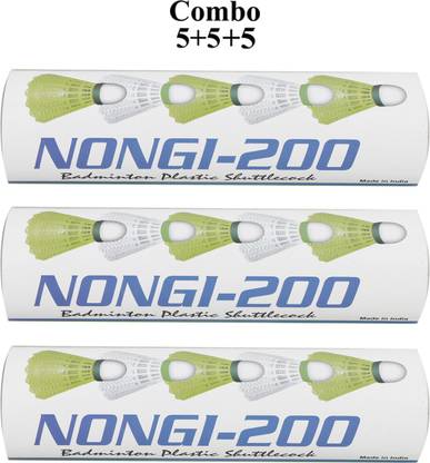 Nongi 200 Plastic Shuttle  - Yellow