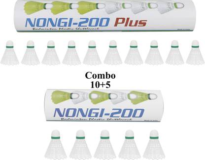 Nongi Plus Plastic Shuttle  - White