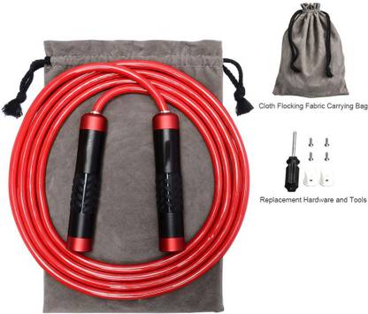 WXWS Premium Adjustable Weighted Jump Skipping Rope Ball Bearing Skipping Rope