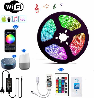 XERGY LED Strip Lights, WiFi Wireless Smart Phone Controlled Light Strip
