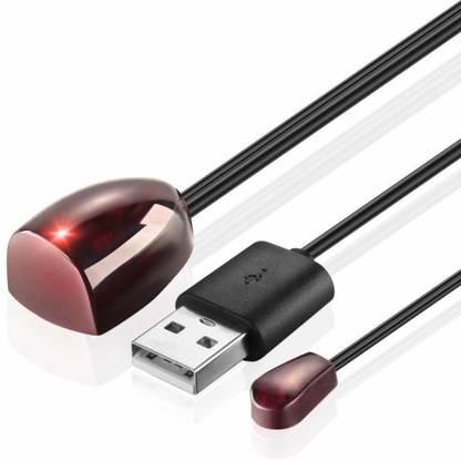 Brand Conquer  TV-out Cable IR Infrared Remote Control Extender Repeater Cable (2 Meter) - IR Signal Receiver & IR Emitter Blaster Extension Cable Wire Cord USB Powered System Kit