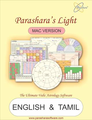 Parashara Light 9.0 English + Tamil Mac Astrology Software (Professional Edition)