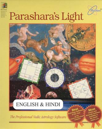 Parashara Light English + Hindi Commercial Edition Astrology Software for Win.