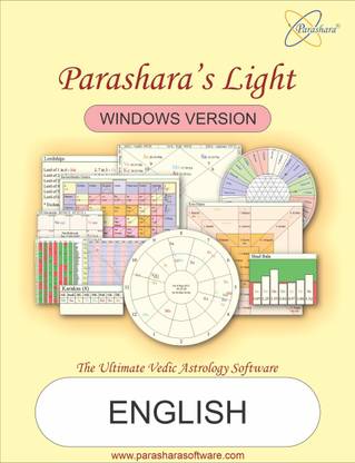 Parashara Light 9.0 English Astrology Software (Professional Edition) for Win.