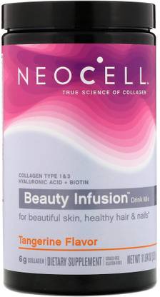 NeoCell Beauty Infusion Drink Mix, Tangerine, 11.64 oz (330 g)