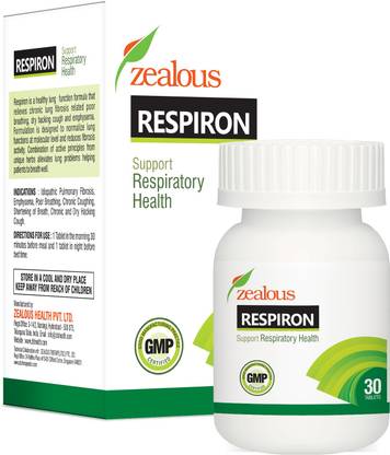 zealous health RESPIRON, improve poor breathing, chronic coughing, respiratory problems, fibrosis