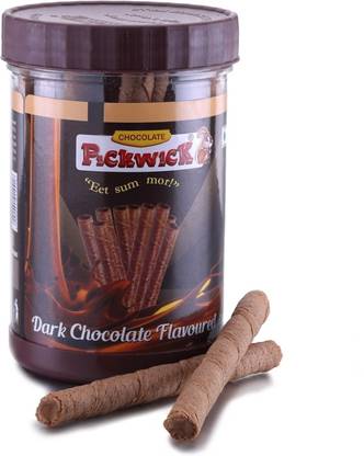 Pickwick Dark Chocolate Rolls Wafer Rolls