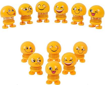 India Fun Zone Spring Neck Doll Emoji 12 Spring Neck Doll Emoji 12 Buy Car Deshboard Emoji Toy Emoji Spring Neck Car Emoji Emoji Cute Funny Emoji Head Shaking Doll Toys In