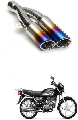 PRTEK Hero Splendor Plus Slip-on Exhaust System