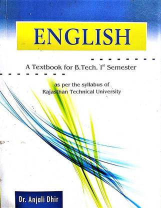English : A Textbook For B. Tech . Ist Sem.