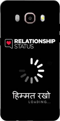 Aseria Back Cover for Relationship Status White Black-1130