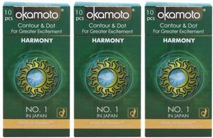 okamoto Harmony Made of Sheerlon Condom