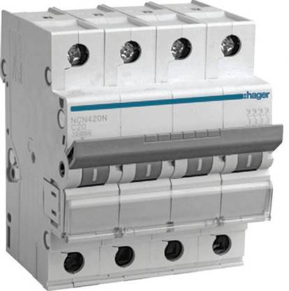 Hager 40 AMP 4POLE 40 AMP 4 POLE MCB