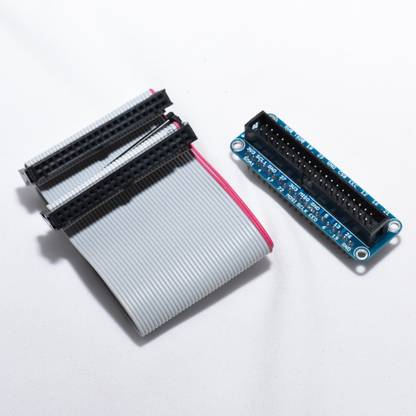 MAKER AND HACKER Raspberry Pi Cobbler for Raspberry PI B+, B2, 3 with 40 pin Female to Female FRC Cable MADE IN INDIA Interconnect Electronic Hobby Kit